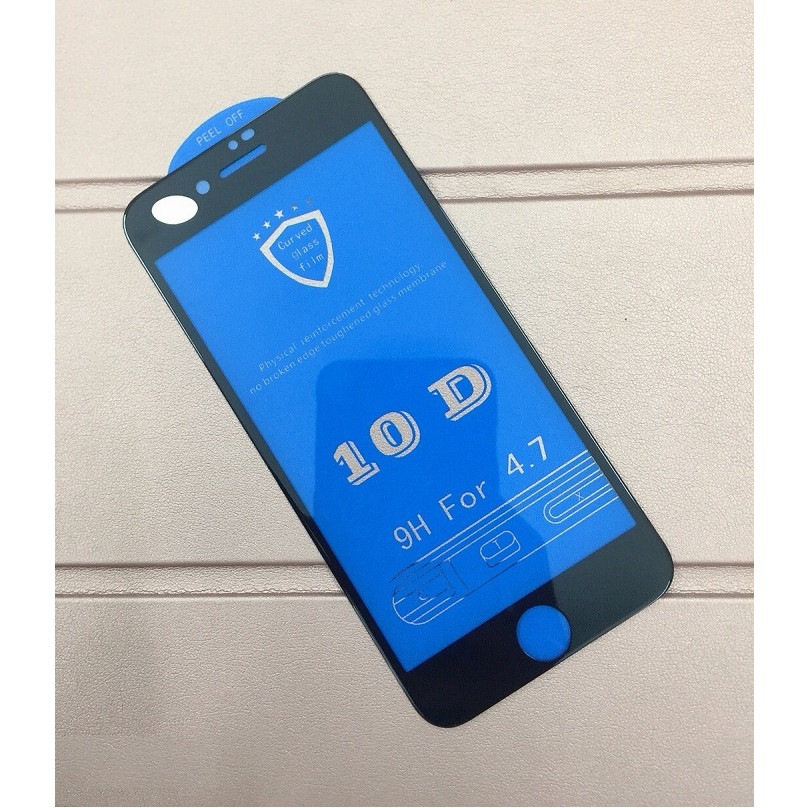 Tấm dán kính cường lực full màn hình 10D dành cho iPhone 7