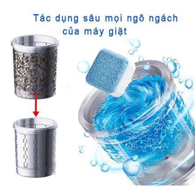 hộp 12 viên tẩy lồng máy giặt Không cần đến thợ tháo máy giặt ra để vệ sinh nay bất kỳ ai cũng có thể tự làm được ở nhà.