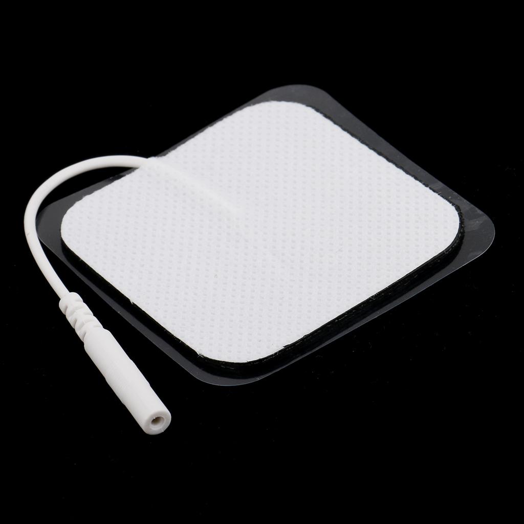 10pcs Replacement Massage Pads for Massagers Electrode Pad 2x2Inch