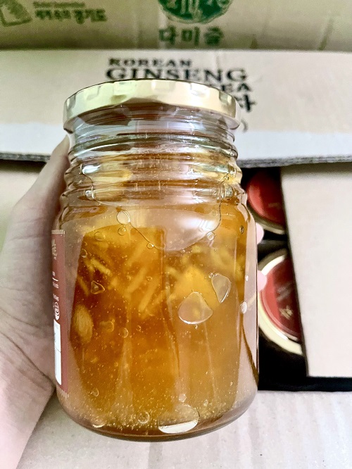 Trà gừng nhân sâm Damizle 580g