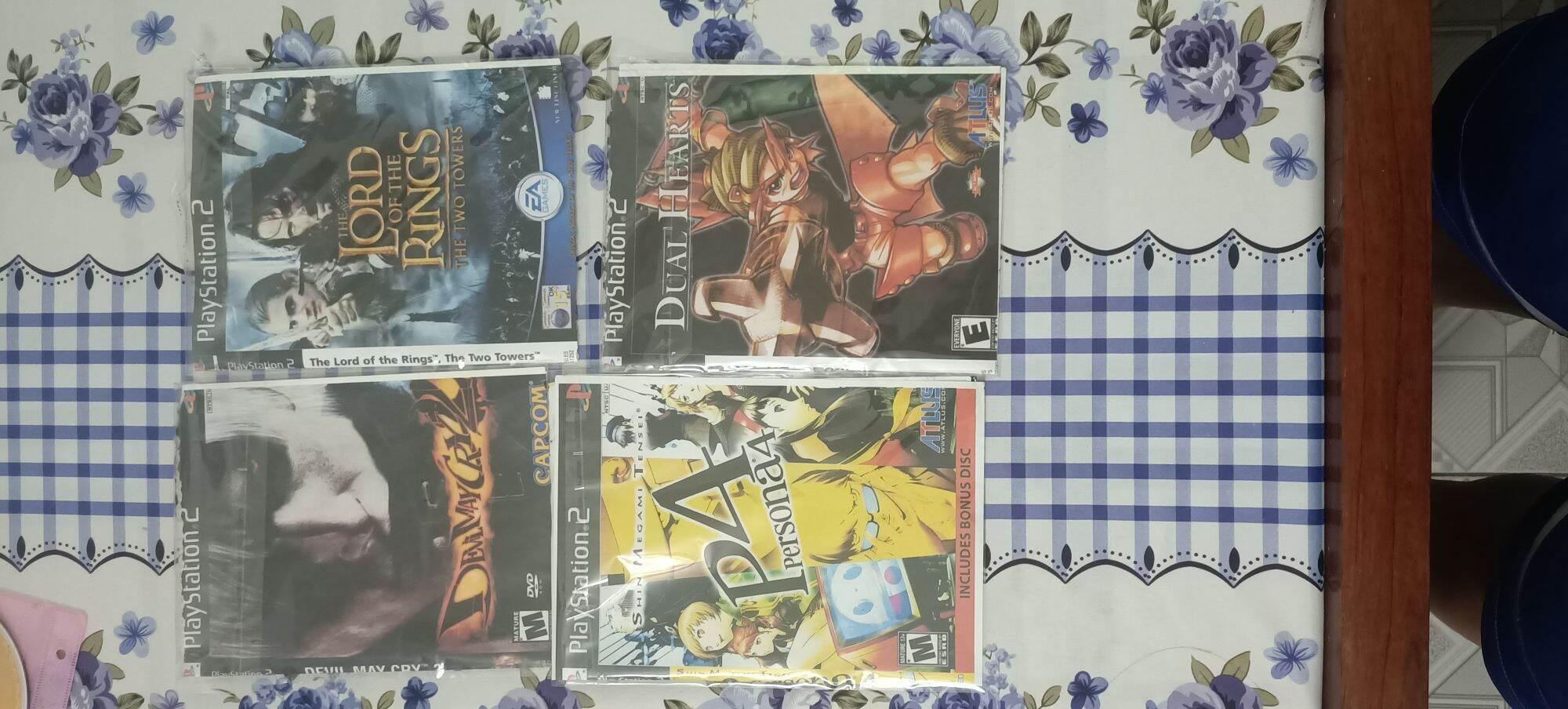 Bộ 4 Game PS2 như hình ( kèm bìa Đĩa ) tặng ngay 1 Game bất kỳ khi mua combo 4 Đĩa