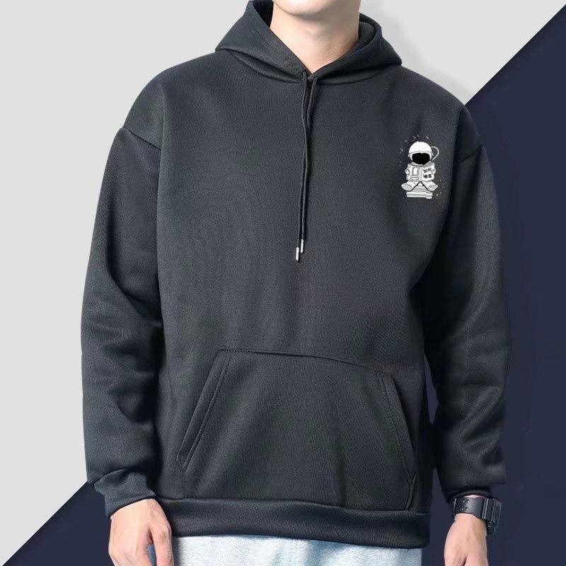 Áo Hoodie In Họa Tiết Phi Hành Gia Phong Cách Đường Phố Hàn Quốc Thời Trang Thu Đông Cho Nam M-8XL