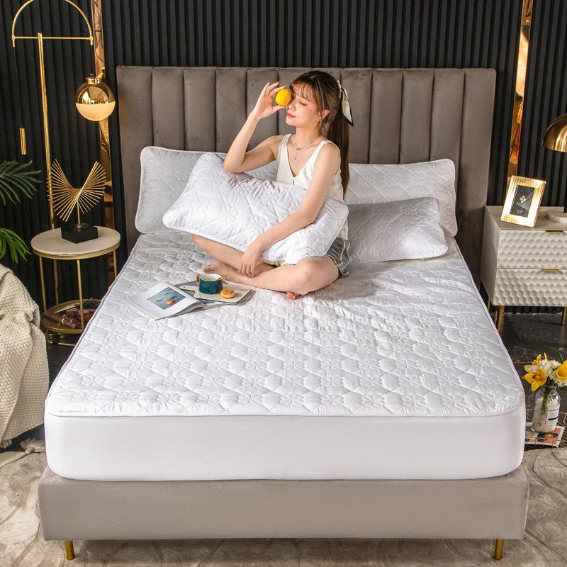Upzo-Chắc Chắn 1 Chiếc Giường Chống Thấm Nước Bao Vua Kích Thước Tấm Thoáng Khí Nệm Đắp Mền Chần Gòn Tấm Bảo Vệ Nệm Trang Bị Tấm