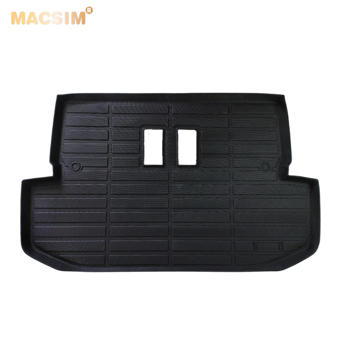 Thảm lót cốp sd xe ô tô Toyota Rush 2018- 2021 nhãn hiệu Macsim chất liệu TPE cao cấp màu đen