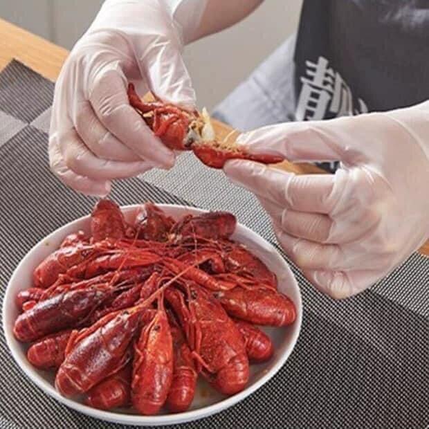 Hộp 100 Găng Tay Nilon Siêu Dai VICTORIA BAY 7170