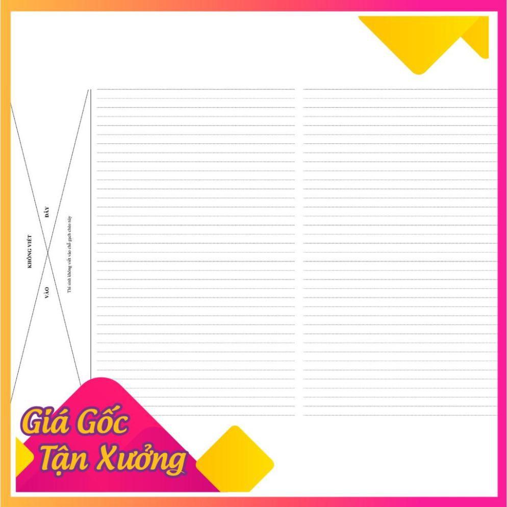 Set 100 tờ giấy thi A3 chuẩn mẫu sở GD&amp;ĐT