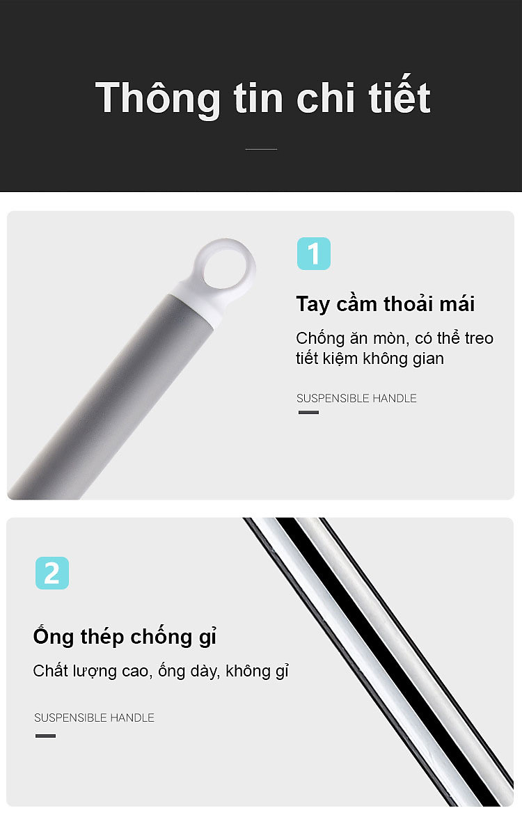 Bộ cây lau nhà VinBuy kèm thùng tự vắt thông minh, chổi lau nhà xoay 360 độ lau sạch nhanh