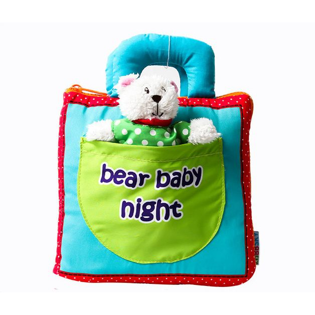 SÁch vải - Cuốn sách vải Bear baby night