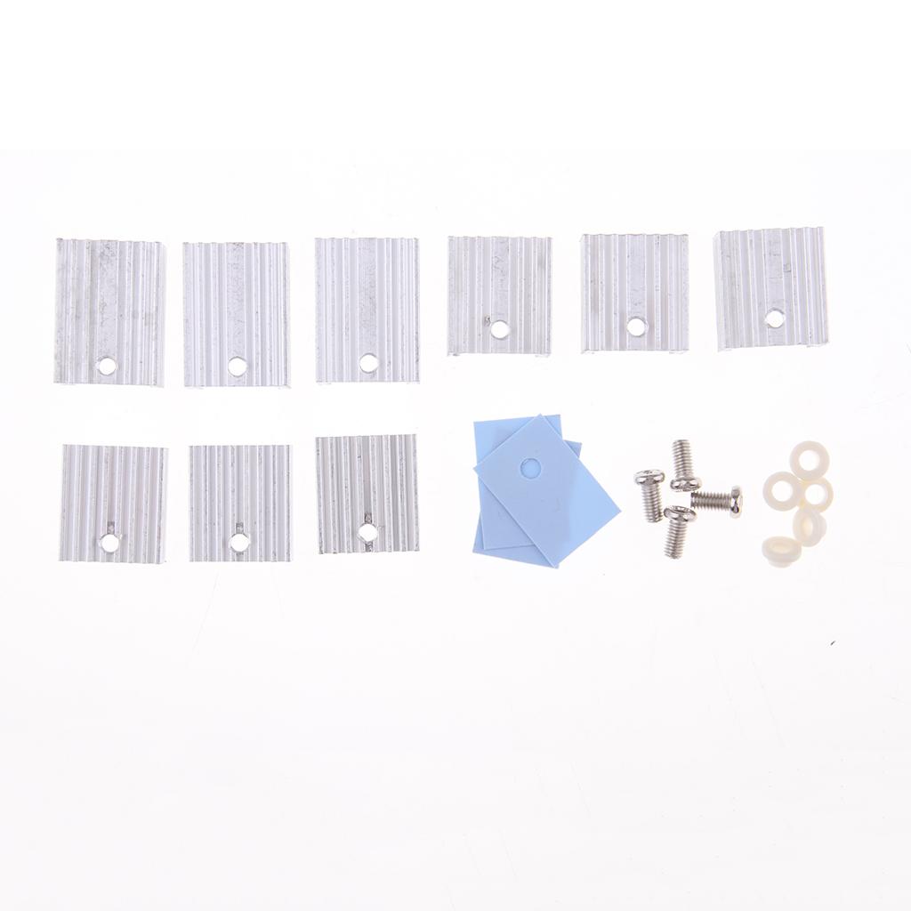 Heatsink Cooling Fin Radiator  Sink +to-220 Insulated Particle/ Sheet