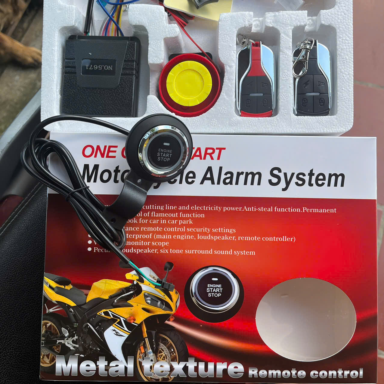 Bộ Khóa Smartkey Chống Trộm Xe Máy Thông Minh Không Cần Chìa –Lắp Được Nhiều Dòng Xe