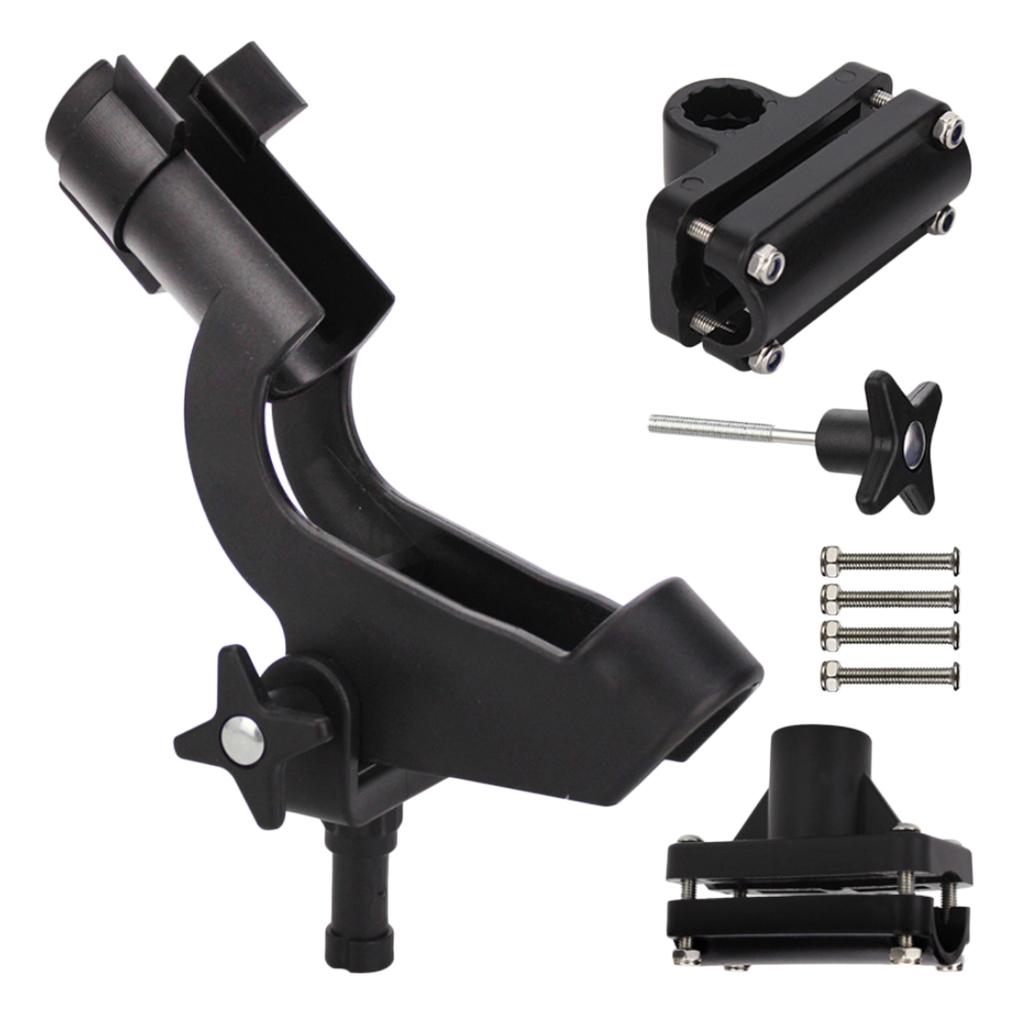 Fishing Rod Holder Pole Stand Bracket 150 Degrees Nylon Rod Rest Rack Tube