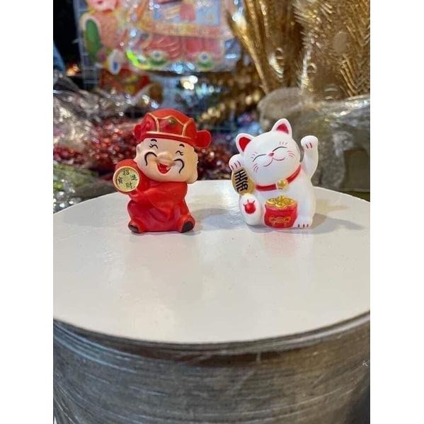 Mèo thần tài, ông thần tài, quà trang trí tết siêu dễ thương