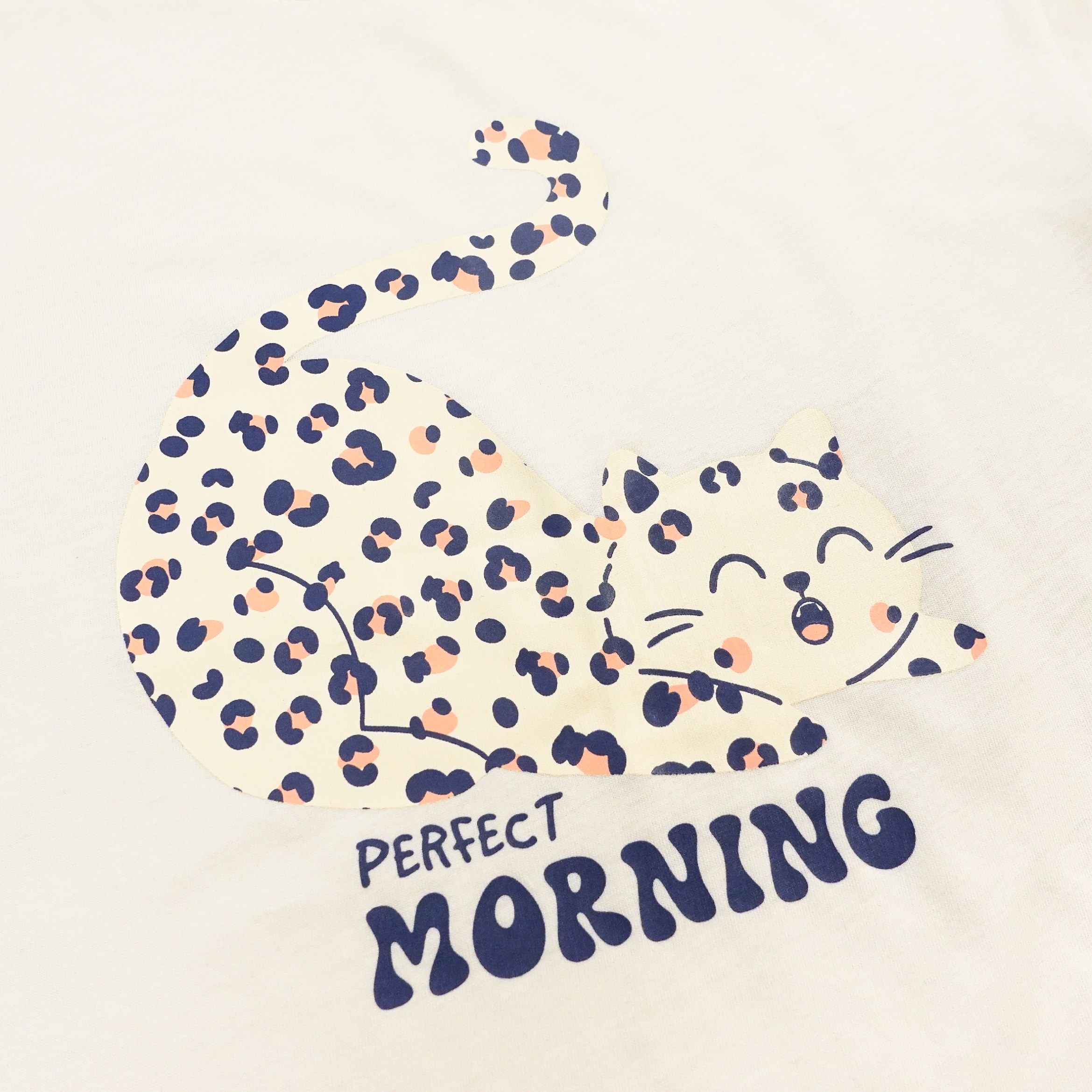 Bộ cộc tay bé gái Bigfox Miss Meow size đại áo thun ngắn tay quần đùi cotton in mèo cỡ 3-11 tuổi