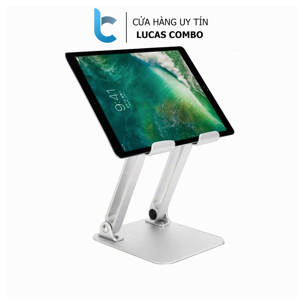 Giá Đỡ Nhôm Gập 2 Chân Dành Cho iPad, Máy Tính Bảng, Tablet JINCOMSO - Hàng Chính Hãng