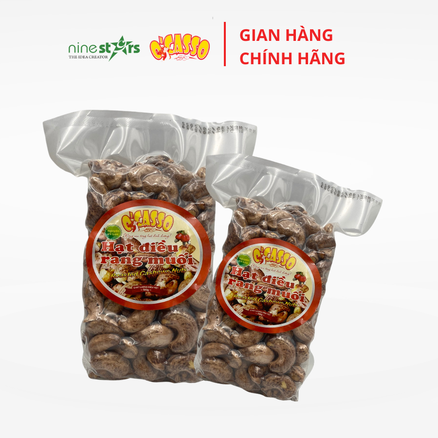 1Kg Hạt Điều Rang Muối Vỏ Lụa Loại Cồ O'Casso