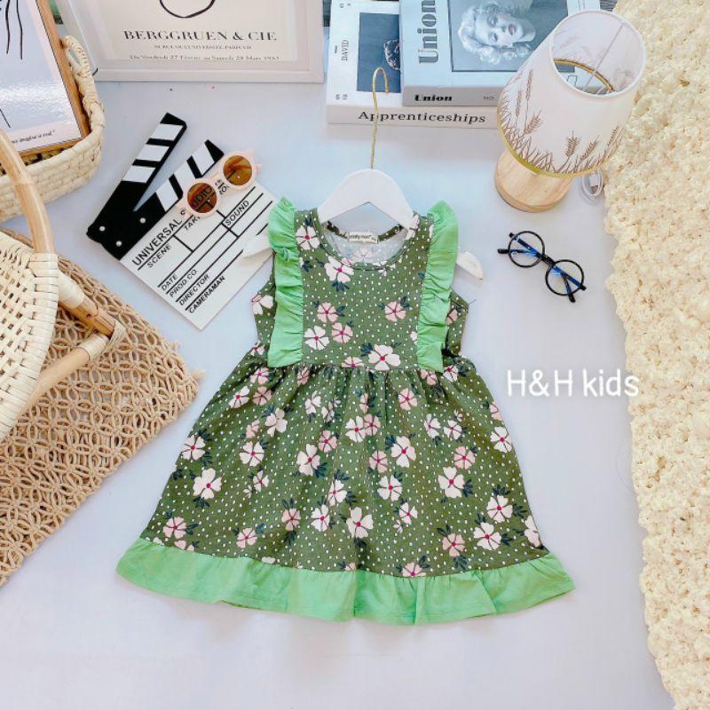 MINKY MOM Váy Đuôi Cá Phối Viền Siêu Xinh Cho Bé Gái