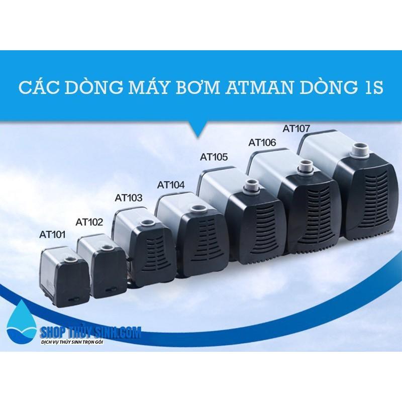 Máy bơm hồ cá Atman AT-107S 85W cao cấp tiết kiệm điện - Hàng Công Ty