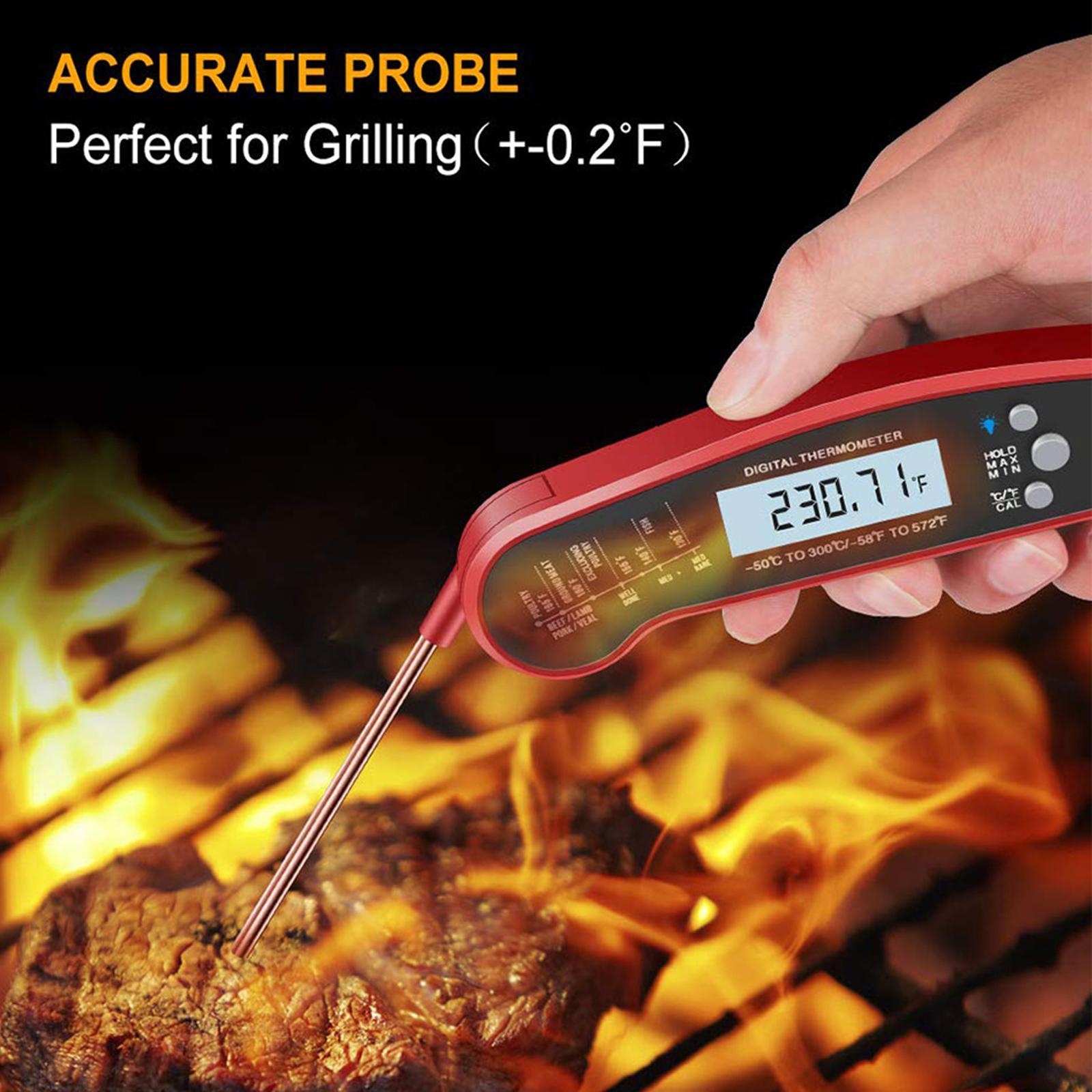 Kitchen BBQ Thermometer Precision Grill Thermometer for BBQ Deep Fry