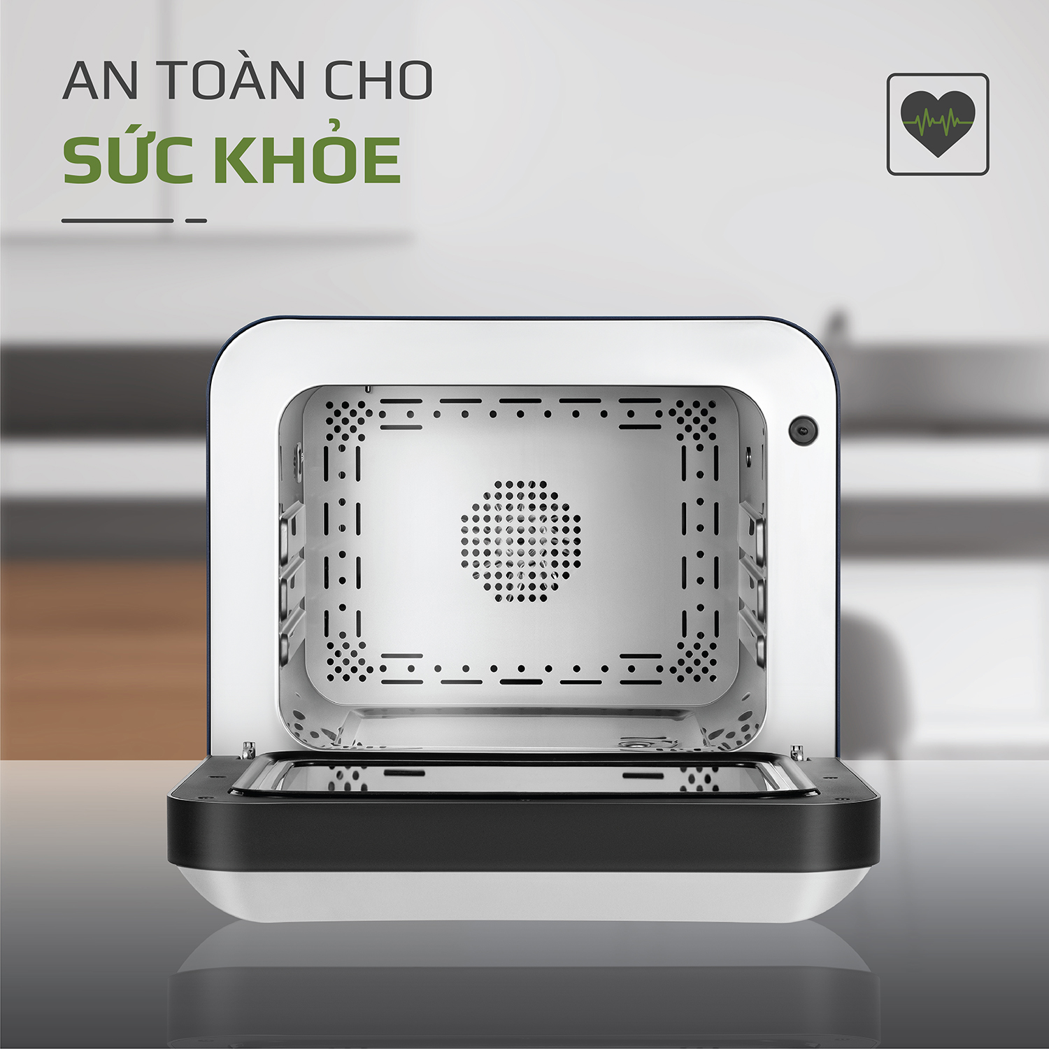 Nồi Chiên Hơi Nước OLIVO SF18 - 50 Chức Năng - Dung Tích 18L - Công Suất 2450W - Hàng Chính Hãng