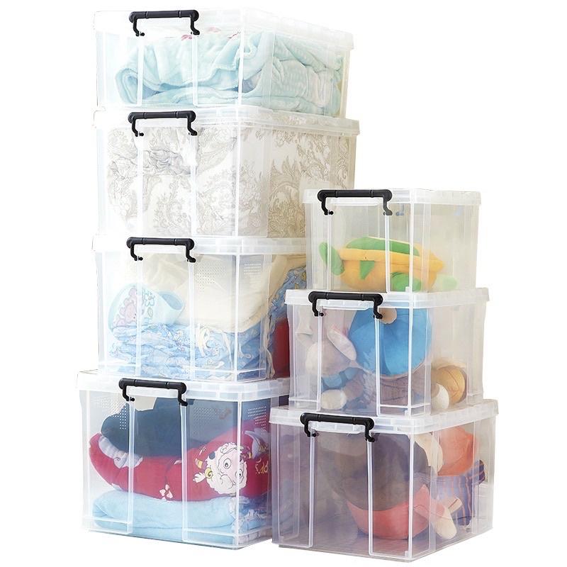 Thùng nhựa vuông 25L Việt Nhật trong suốt chắc chắn
