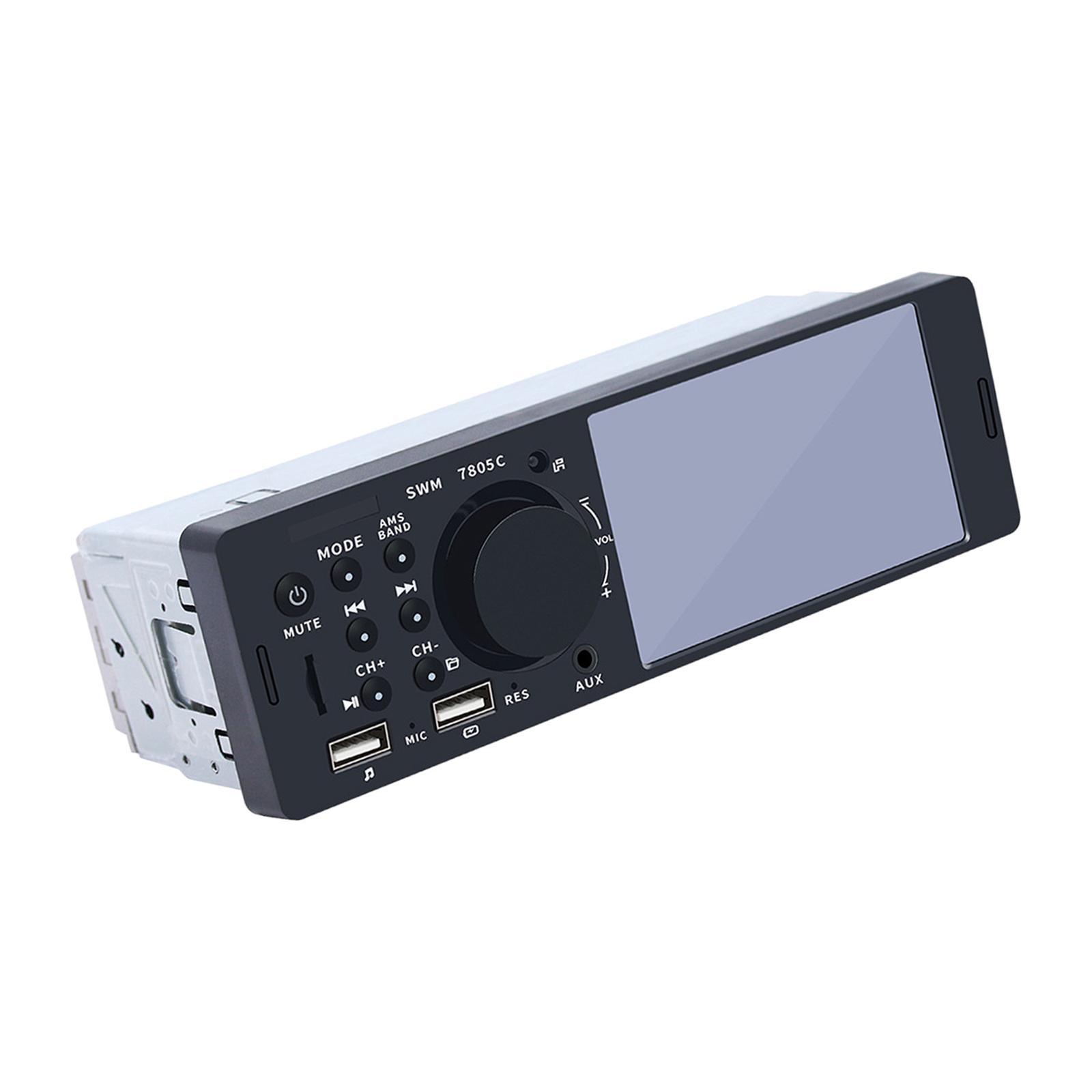 Car Radio Player, Car Stereo, Handsfree 4.1 inch with Touch Screen USB FM TF Card AUX Player Car Radio Multimedia Player