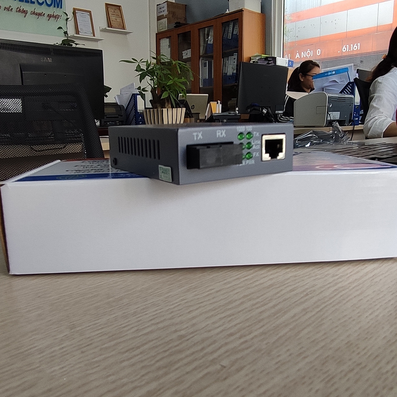 Converter quang 1 sợi 1000mb Netlink HTB-GS-03 AB - Hàng Chính Hãng