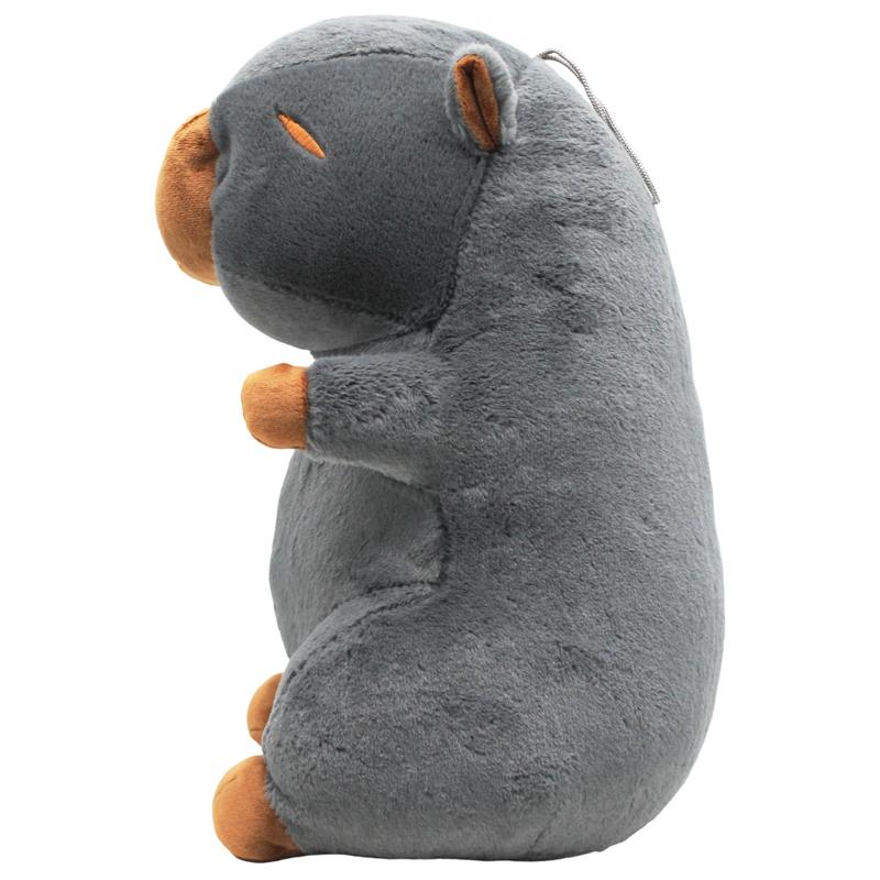 Thú Bông Capybara 35 cm - Quốc Định - Màu Xám Đậm