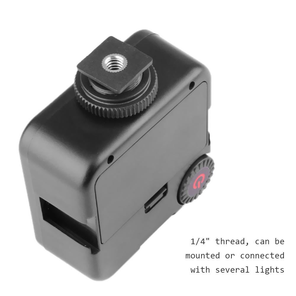 Máy ảnh di động Đèn chiếu sáng LED Video phù hợp Máy ảnh DSLR Độ sáng cao Bộ lọc trắng và LCD