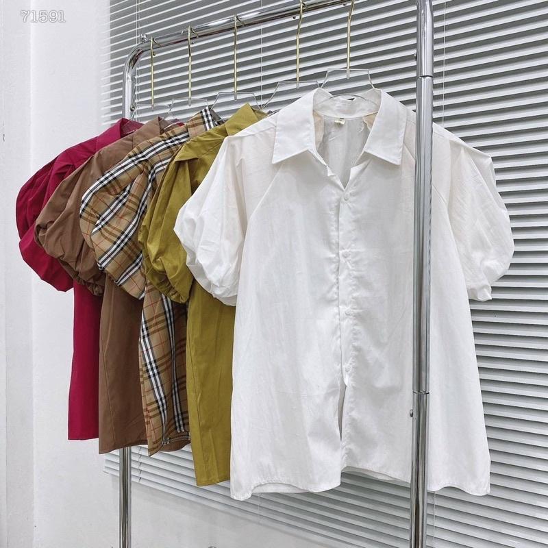 ÁO SƠ MI TAY PHỒNG