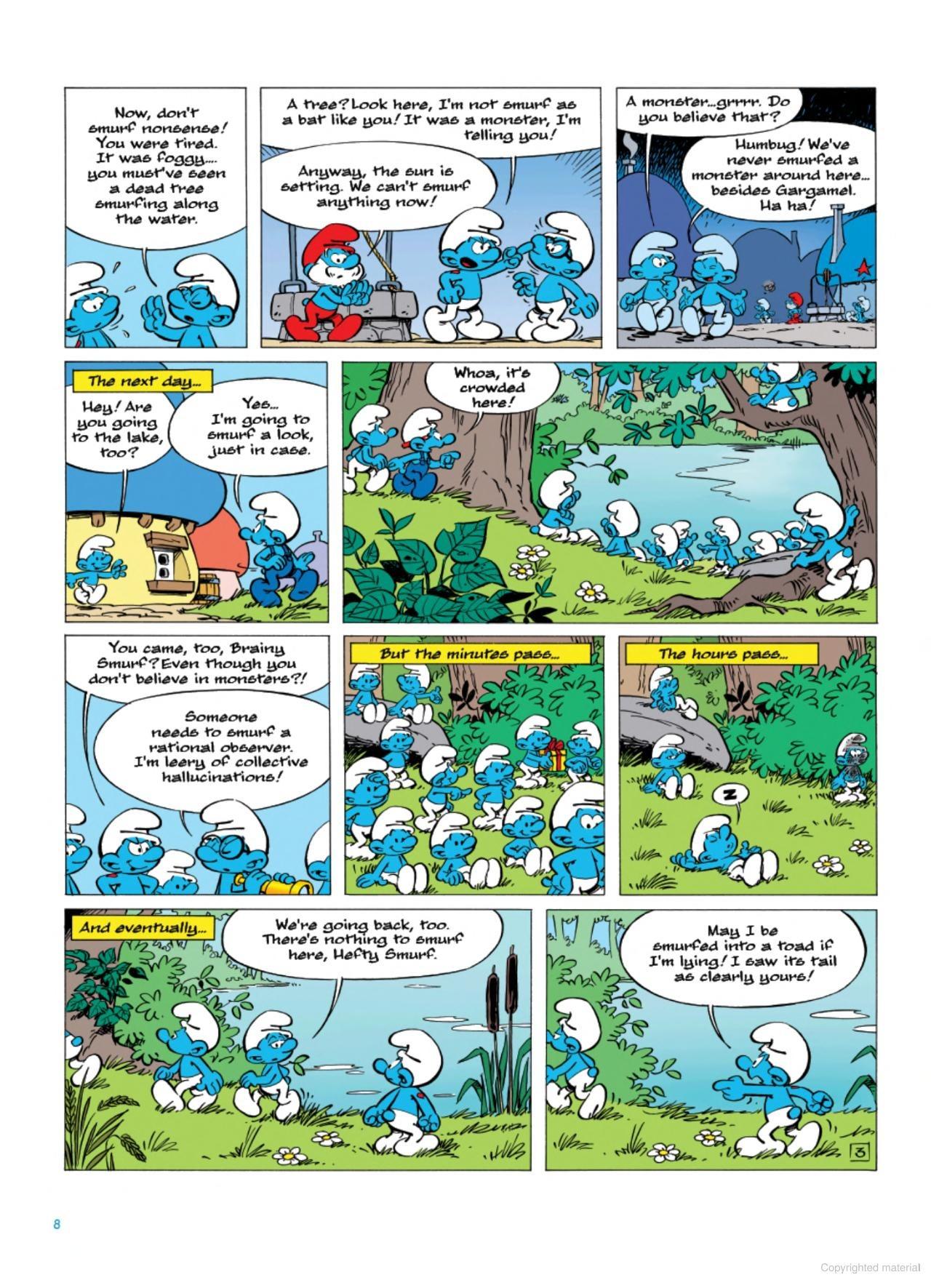 Sách ngoại văn: The Smurfs Tales Vol. 12 - Smurfs And The Dragon Of The Lake