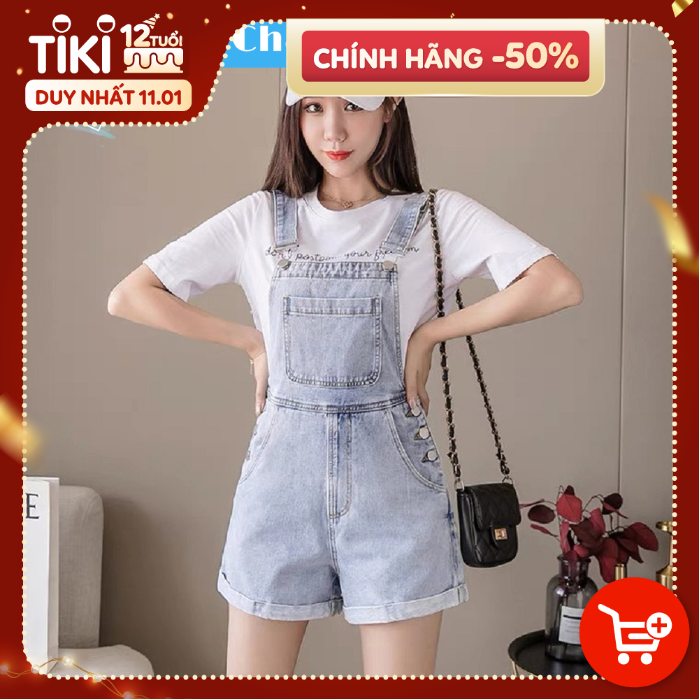 Yếm Jean Nữ Thương Hiệu Chandi, Yếm Nữ Quần cao cấp mẫu mới hot trend mã NT338