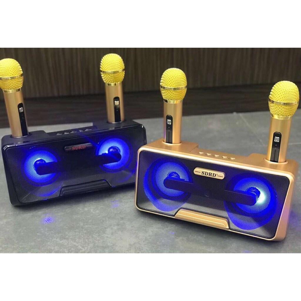 Loa Karaoke SD 301/309 Kèm 2 Micro Không Dây tích hợp bluetooth 4.0 - usb - thẻ nhớ