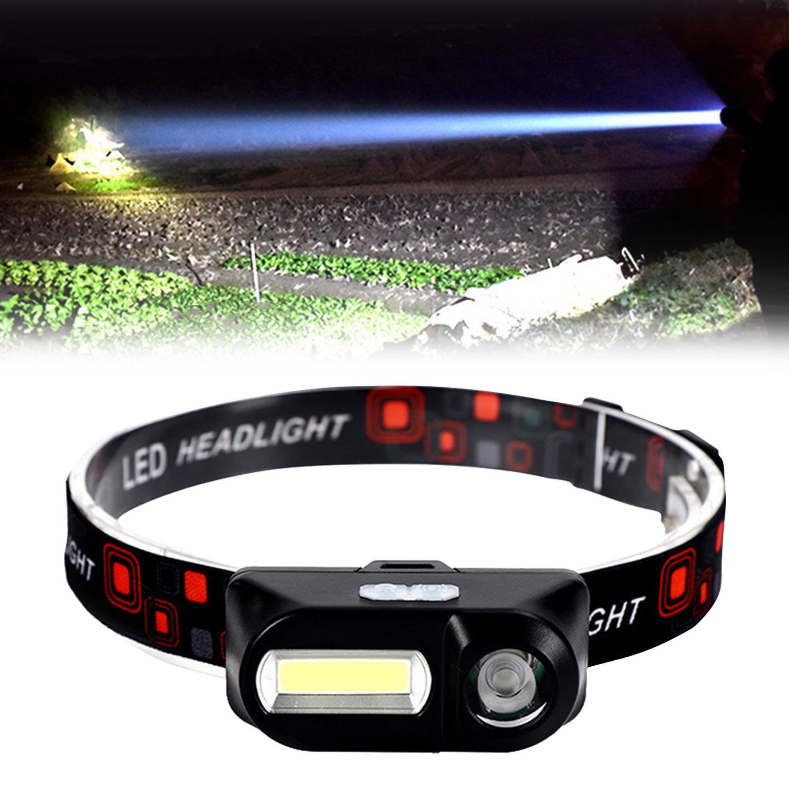 Headlight Waterproof Cycling Head  Walking Reading Hiking Work