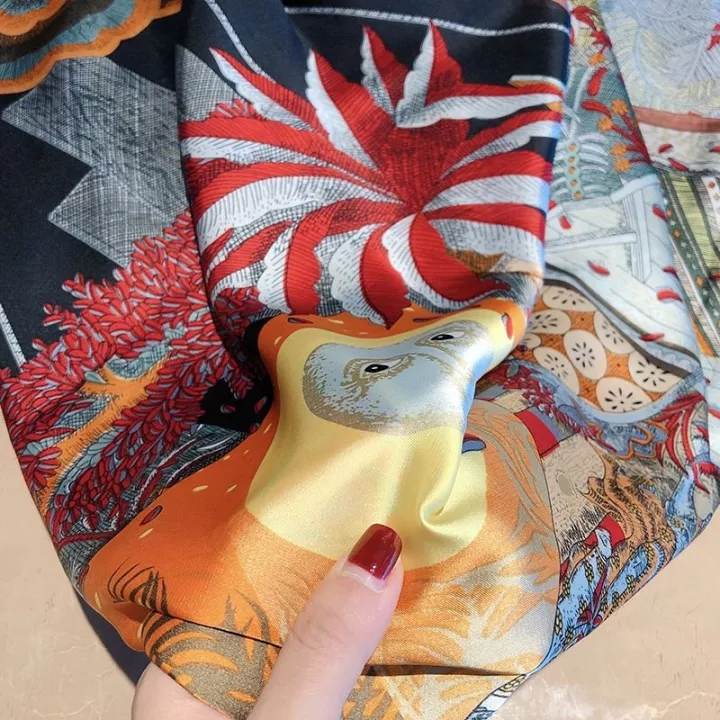 Khăn lụa quàng cổ 90x90cm , khăn lụa dài, khăn choàng lụa, khăn choàng dáng dài cao cấp, khăn mùa đông cho nữ- Quà tặng ý nghĩa cho phái đẹp K14 K15 K17