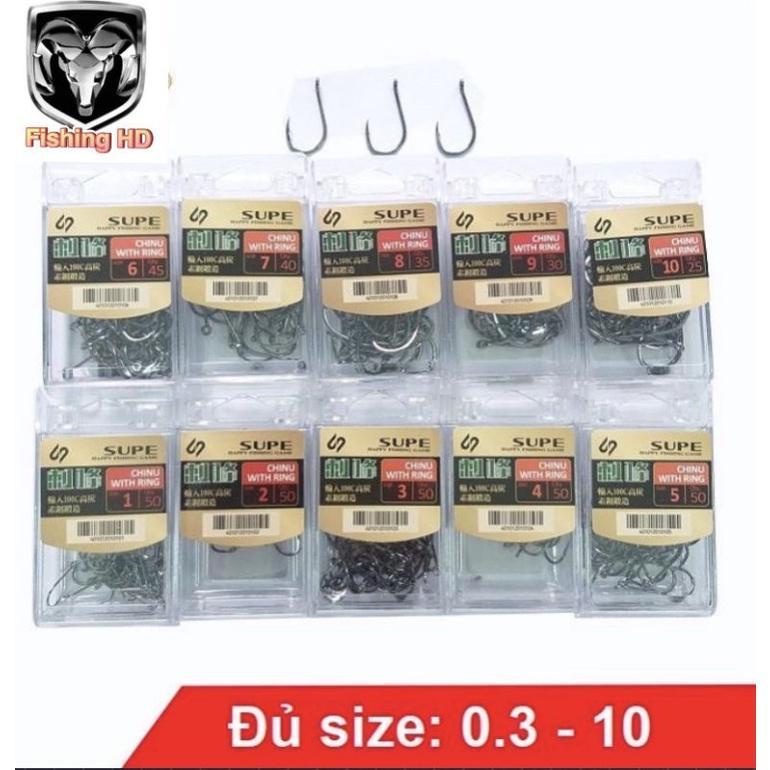 Lưỡi Câu Cá Lưỡi Câu Đài Lưỡi Câu Đơn Supe Chinu Siêu Bén LC16 đồ câu FISHING_HD