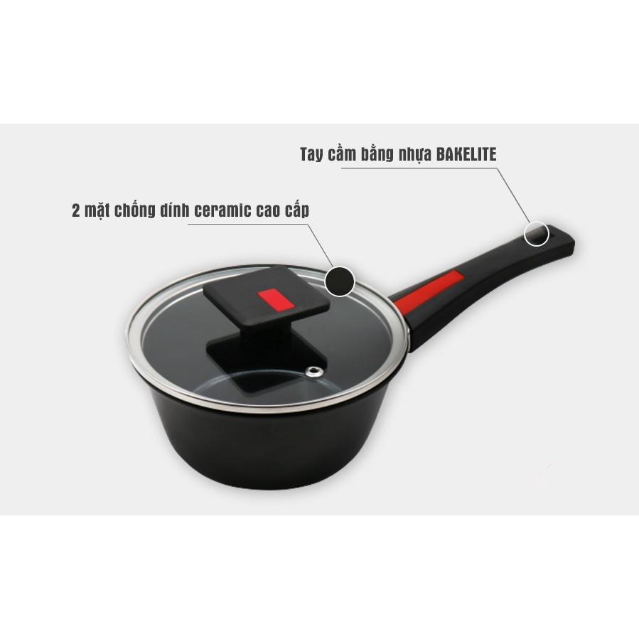 Quánh Next Style đáy từ hợp kim nhôm chống dính KIMS COOK 16cm