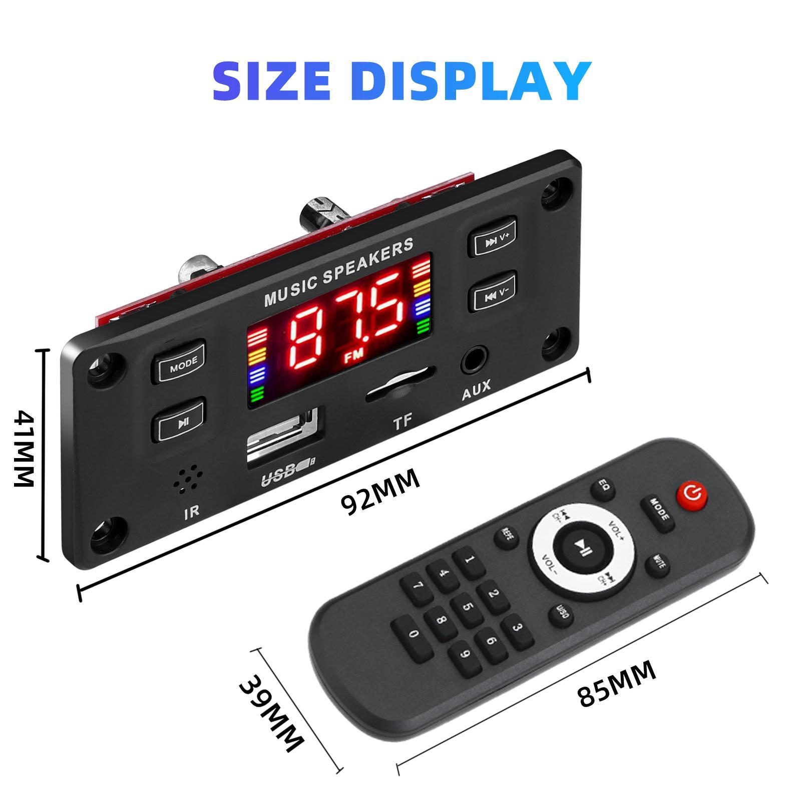 MP3 Player Decoding Board 12V Call Recording MP3 WMA WAV Ape MP3 Board