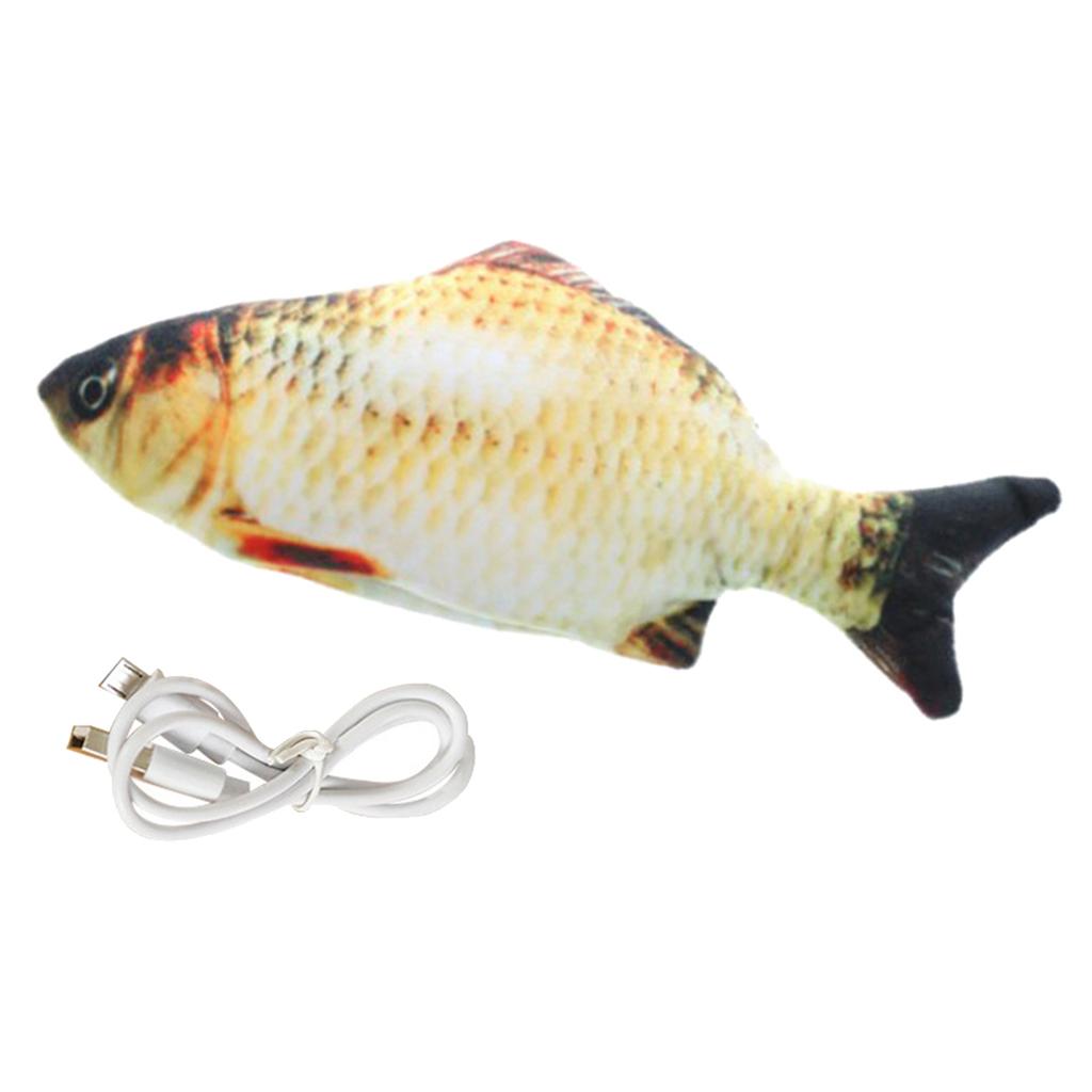 Pet Cat Toy Electric Simulation Fish Toys For Pet Interactive 2Pcs