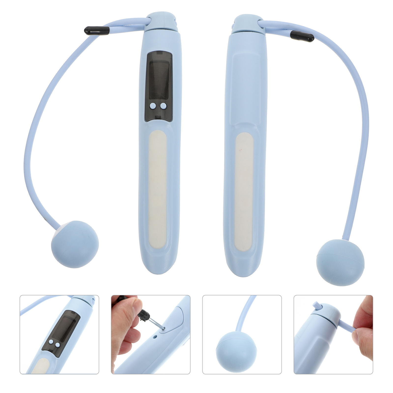 2 Chiếc Không Dây Nhảy Dây Tập Thể Dục Bỏ Qua Dây Tập Luyện Dây