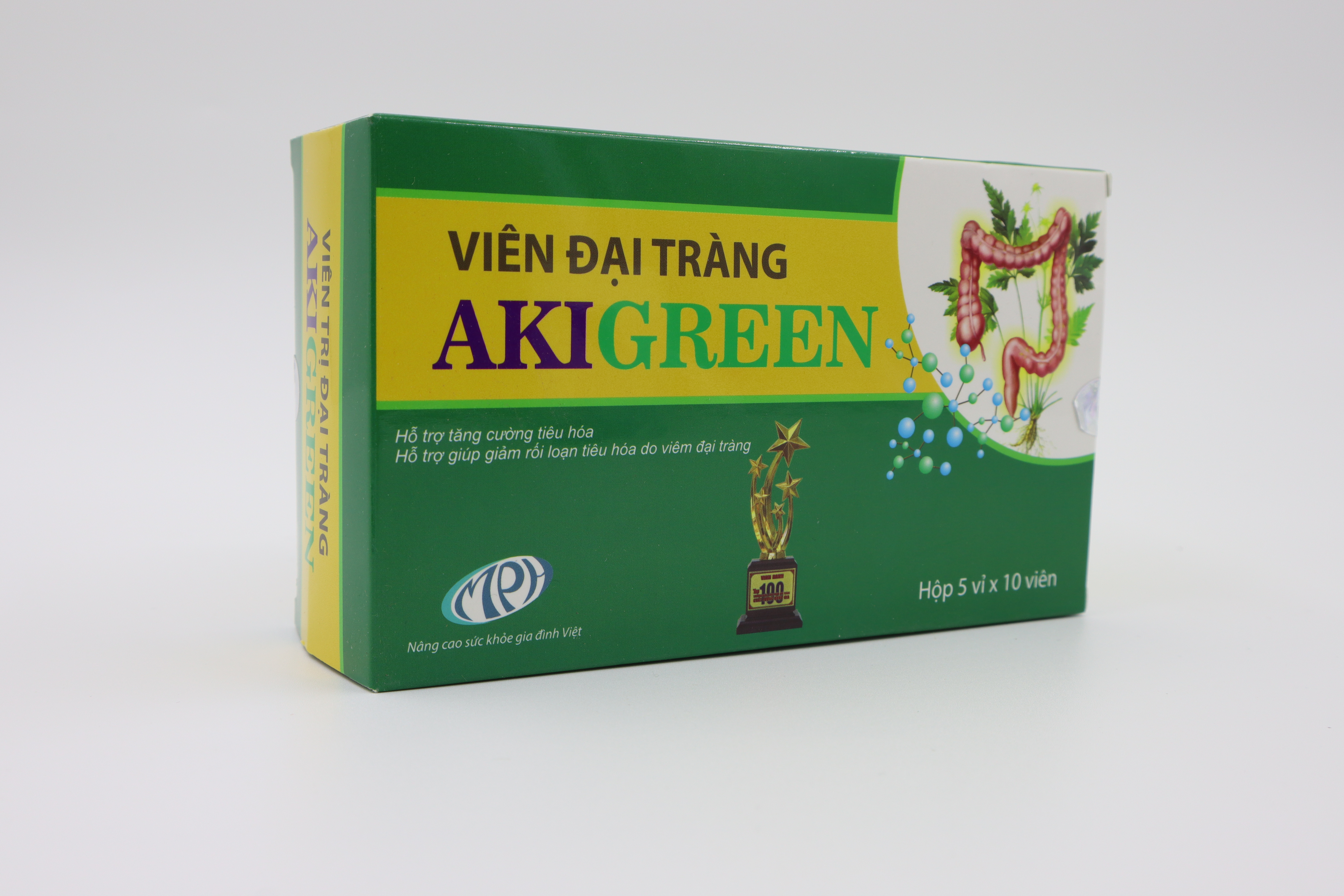 Viên uống đại tràng Akigreen - Chính hãng