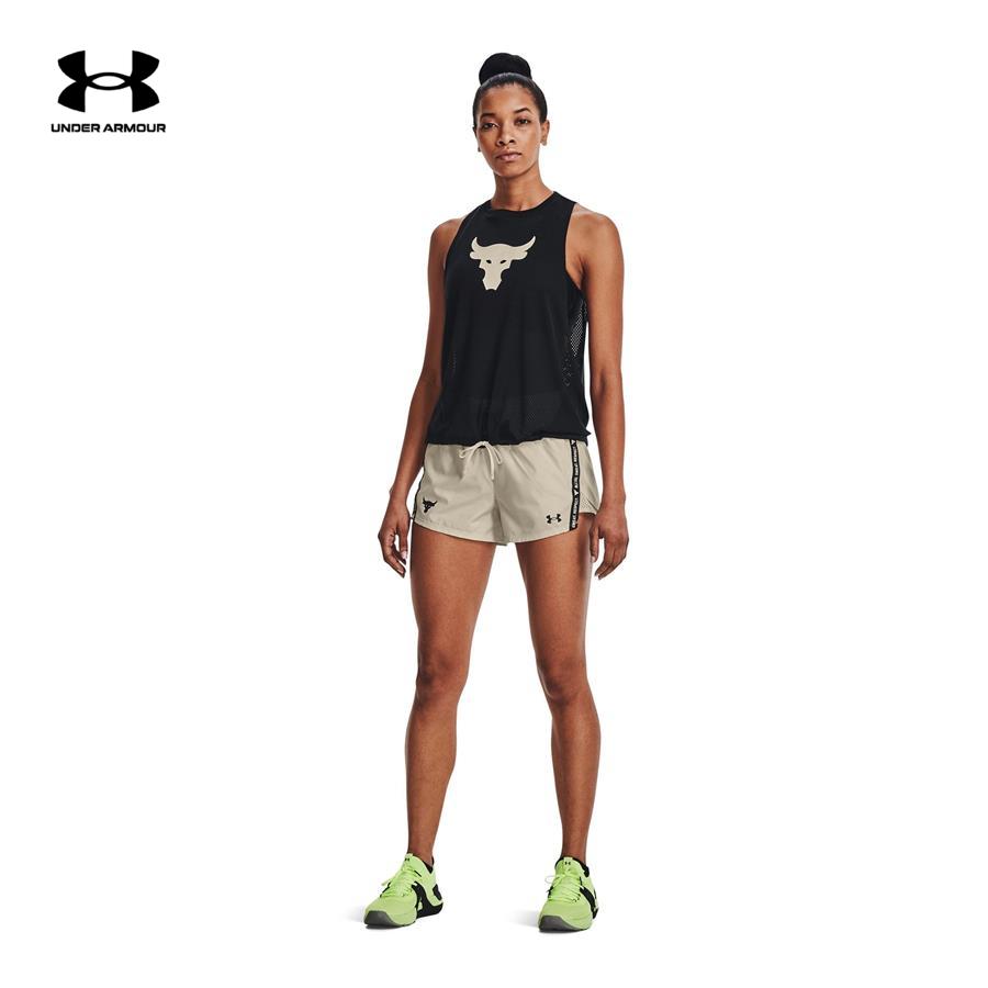 Áo ba lỗ thể thao nữ Under Armour Project Rock Mesh - 1369968-001