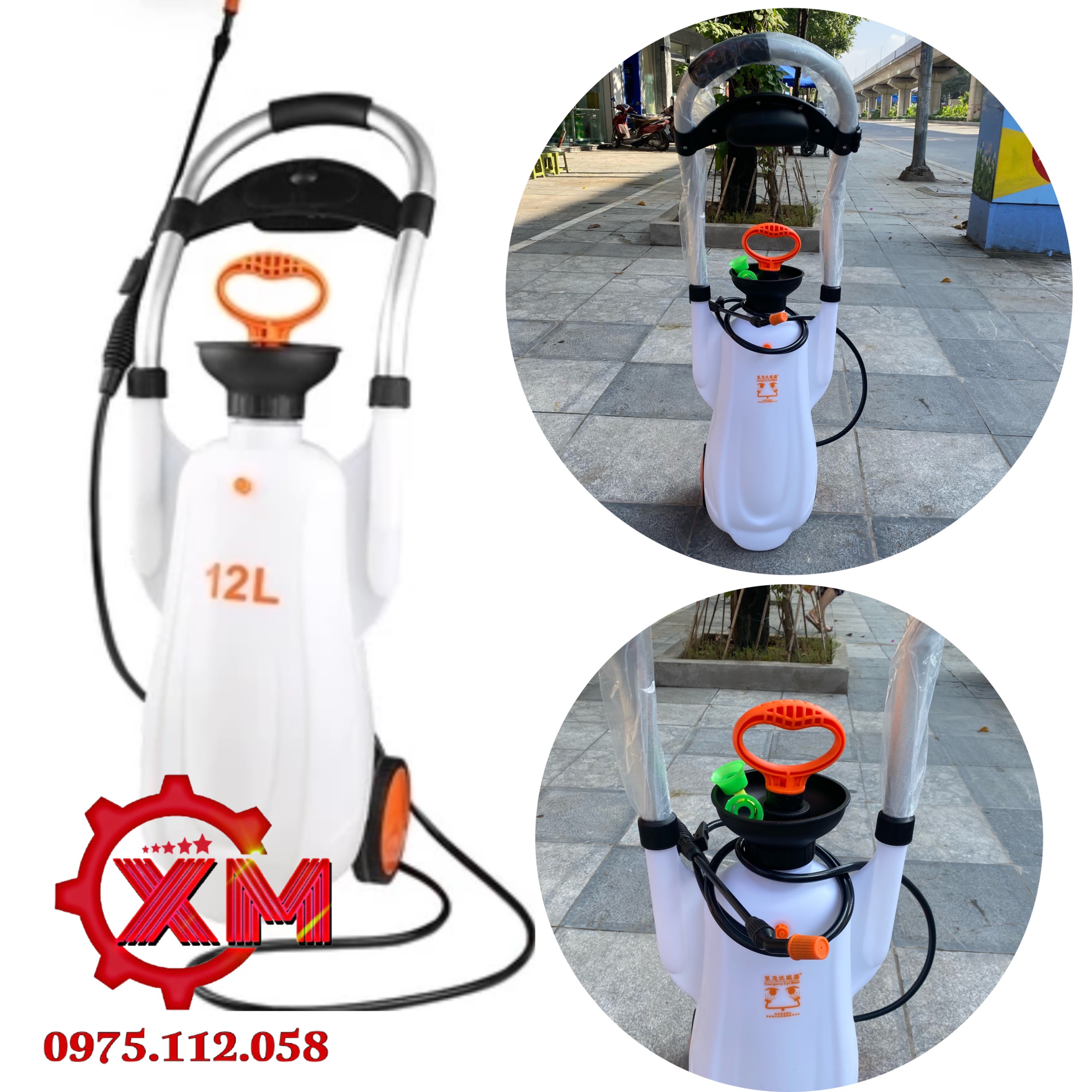 BÌNH RỬA MẮT KHẨN CẤP DI ĐỘNG 12L