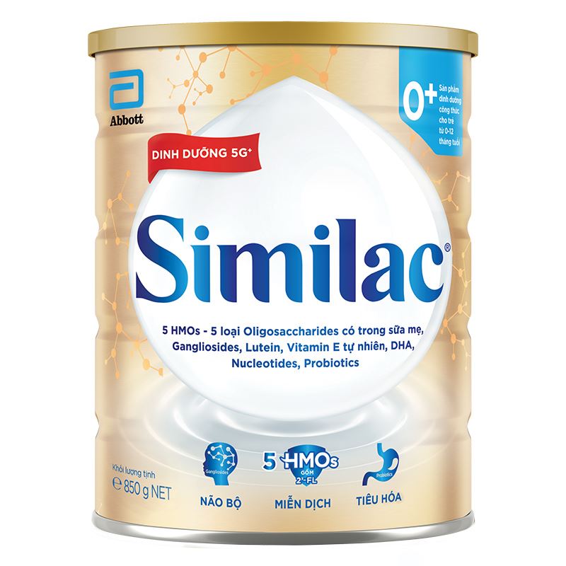Combo 4 Sữa Bột Similac 0+ 850g