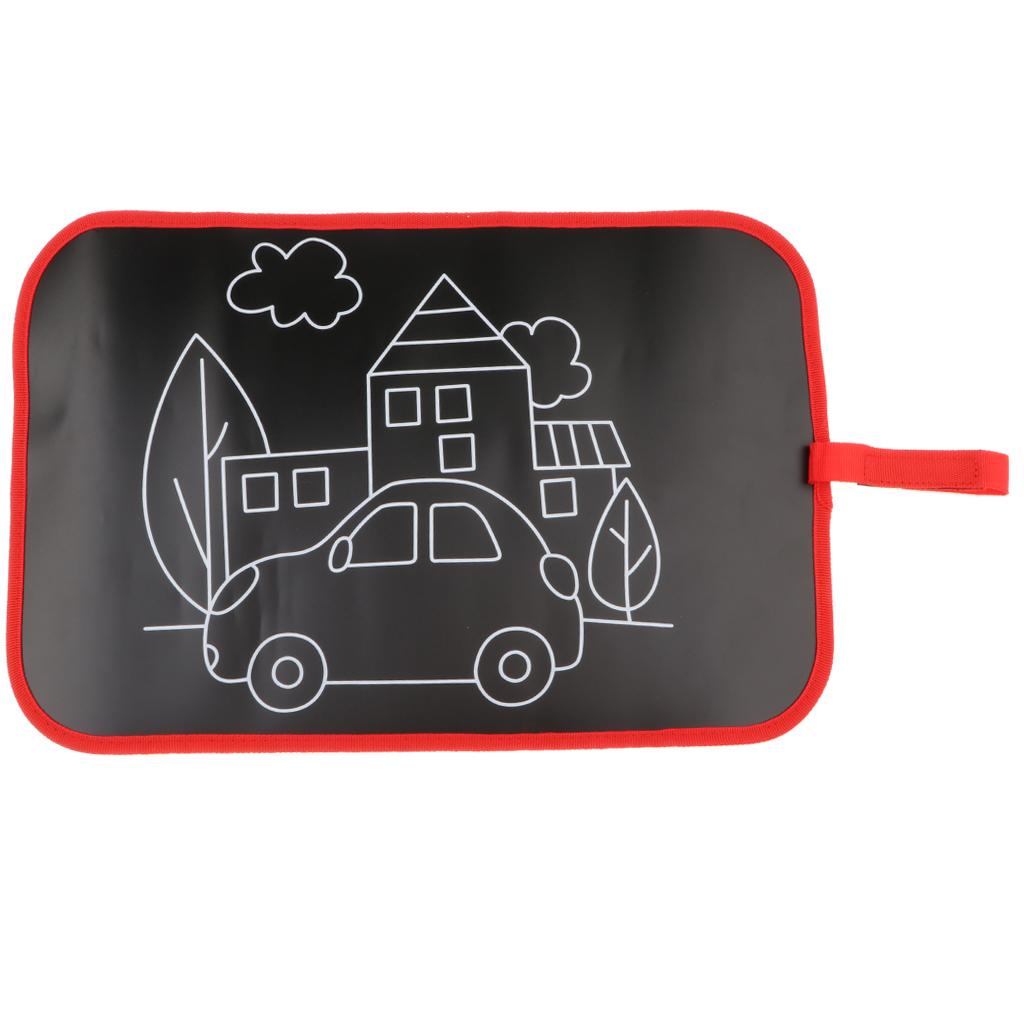 Mess Free Chalk Board Doodle Writing Drawing Board Gift For Boys Girls - A