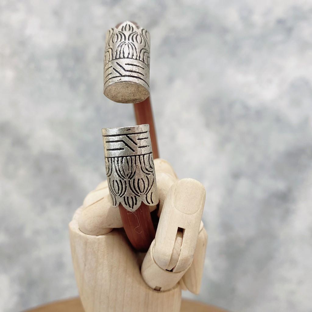 Vòng Vine Kim cang thừng Tây Tạng bọc bạc - Vòng phong thuỷ dành riêng cho nam và nữ