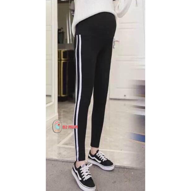 Q04 Quần bầu thể thao suông đen