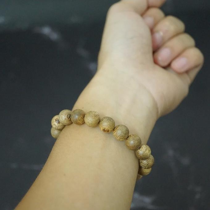 Vòng Trầm Hương Tự Nhiên Trầm Tốc - Nam Nữ - hạt tròn cỡ 10 ly cực đẹp