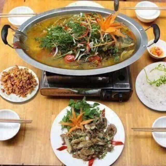 Khay cá chép om dưa ️155k