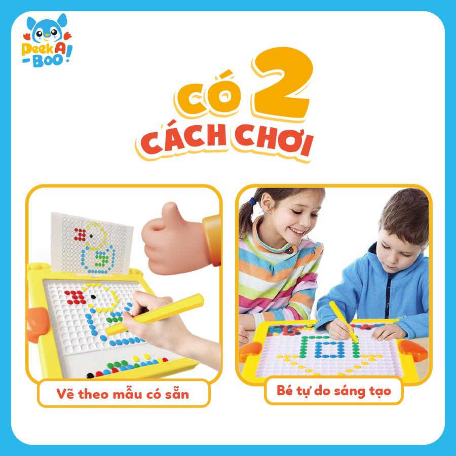 Đồ Chơi Bảng Vẽ Nam Châm Sáng Tạo Cho Bé PEEK A BOO PAB031