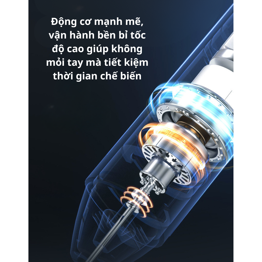 Máy đánh bọt cầm tay KHÔNG DÂY LB-02018 đa năng 2in 1, đánh trứng, tạo bọt, có sạc USB tiện lợi - DELIYA - HÀNG CHÍNH HÃNG